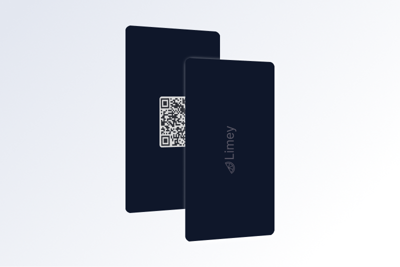 Limey NFC-enabled Business Cards